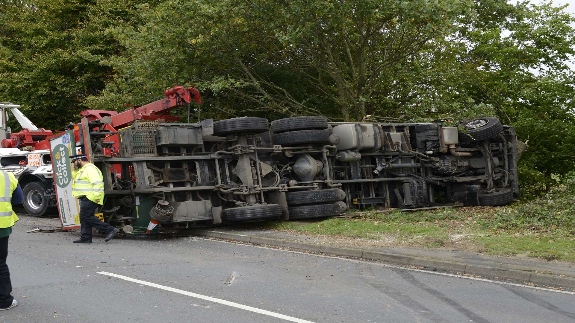 Emergency crews were called just after 9am. Picture: Paul Amos