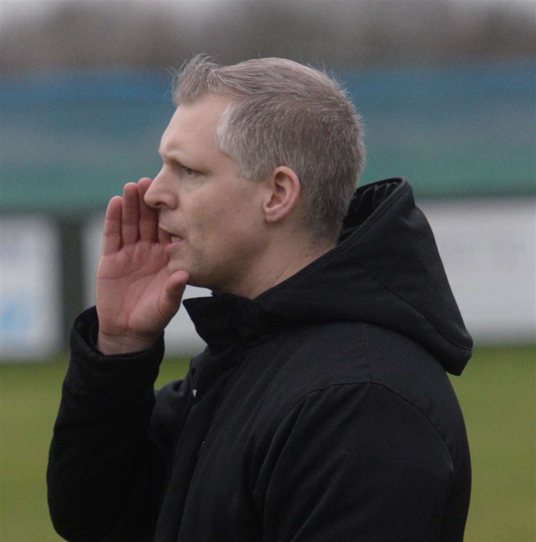 Sittingbourne manager Chris Lynch Picture: Chris Davey