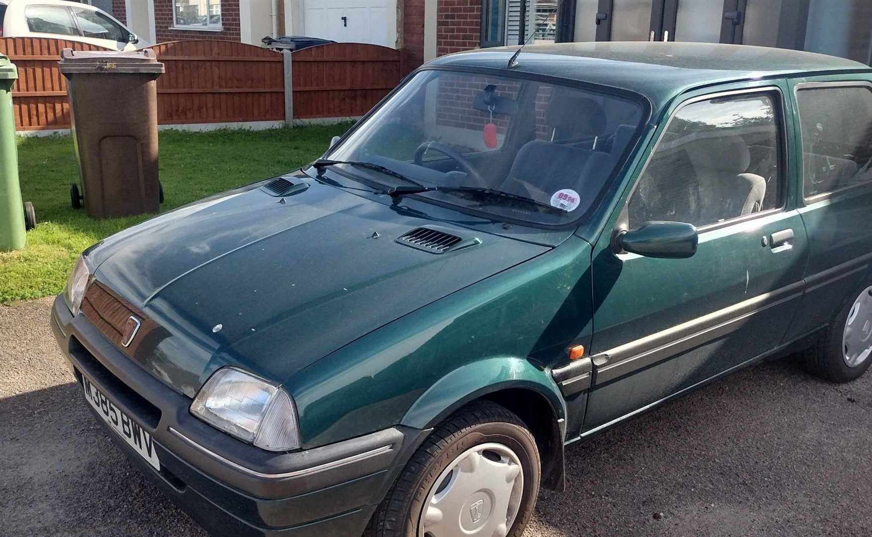 Liam Crook's 1994 Rover Metro. Picture: Liam Crook