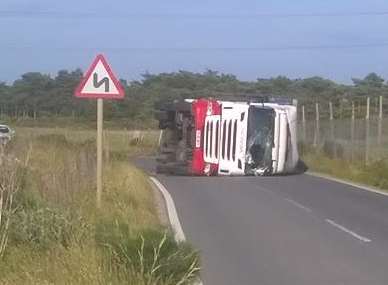 Police said the road should be clear by 9pm. Picture: Jake Iszard