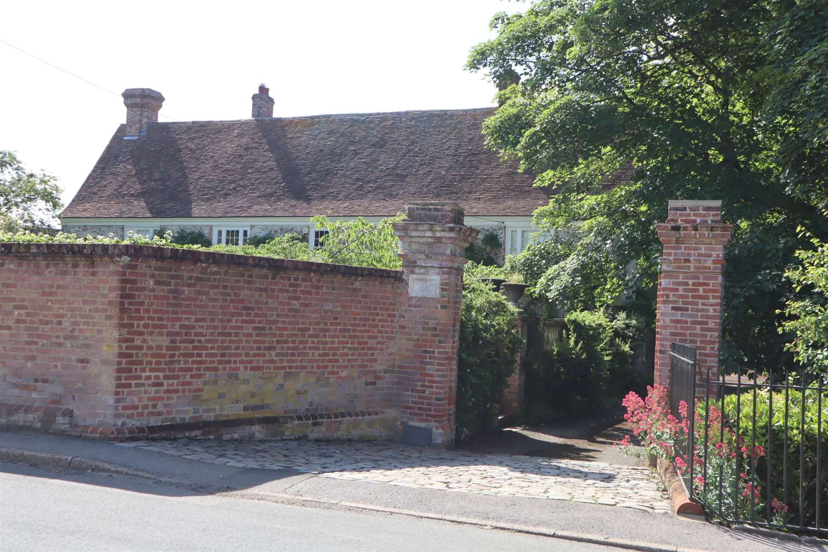 The entrance to Chantry House, Bredgar, where Robert Burgess died in 1937. Picture: John Nurden