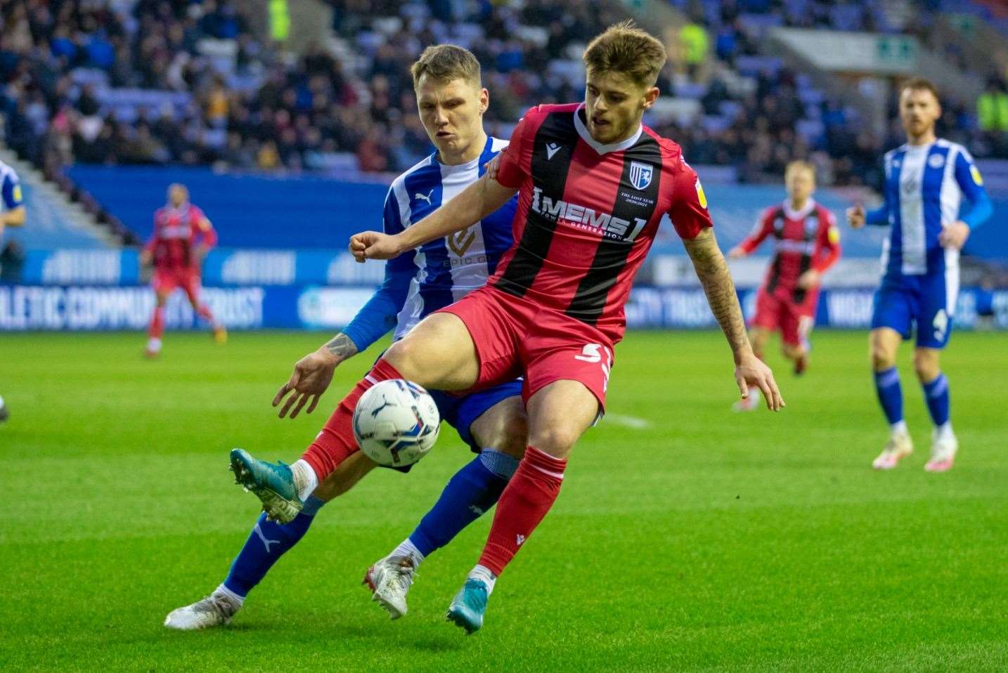 Charlie Kelman returned to Gillingham on loan under Steve Lovell Picture: KPI