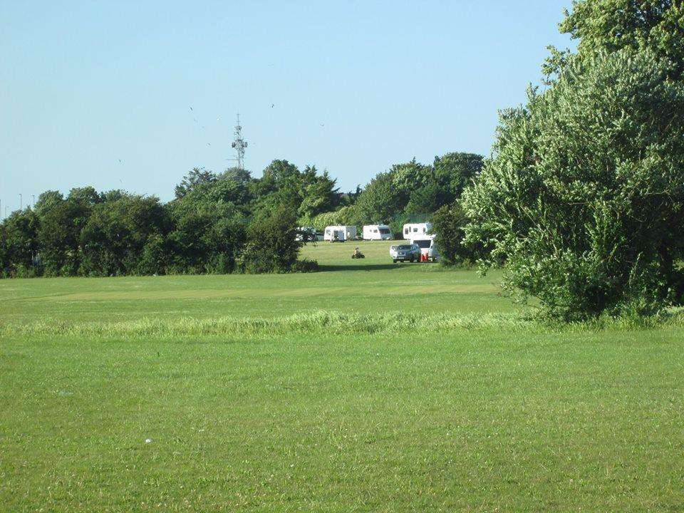 Travellers at Jackey Baker's. Pic: Ricky Cowell (3180870)