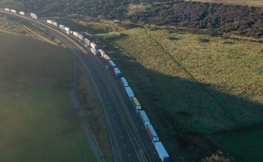 A bird's eye view of Dover TAP looks like. Picture: UKNIP