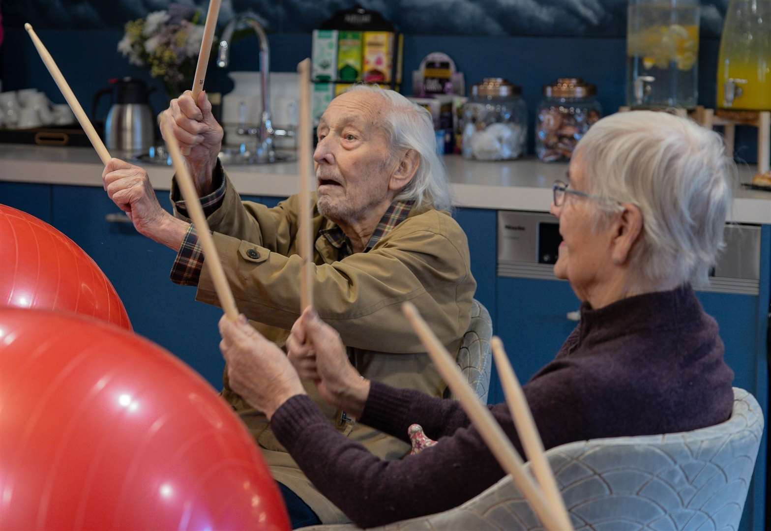 The drumfit class is very popular. Picture: Oakland Care