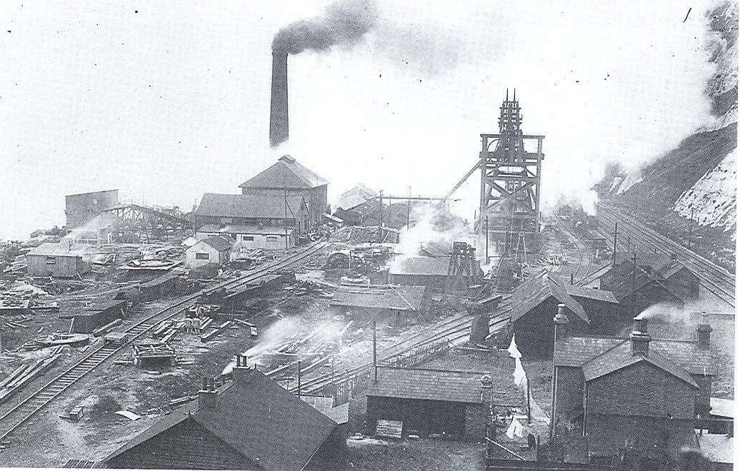 The old Dover, or Shakespeare Colliery, in the area now occupied by part of Samphire Hoe. Picture Bob Hollingsbee