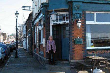 Beverley Auston at the Old House pub on Sheppey.