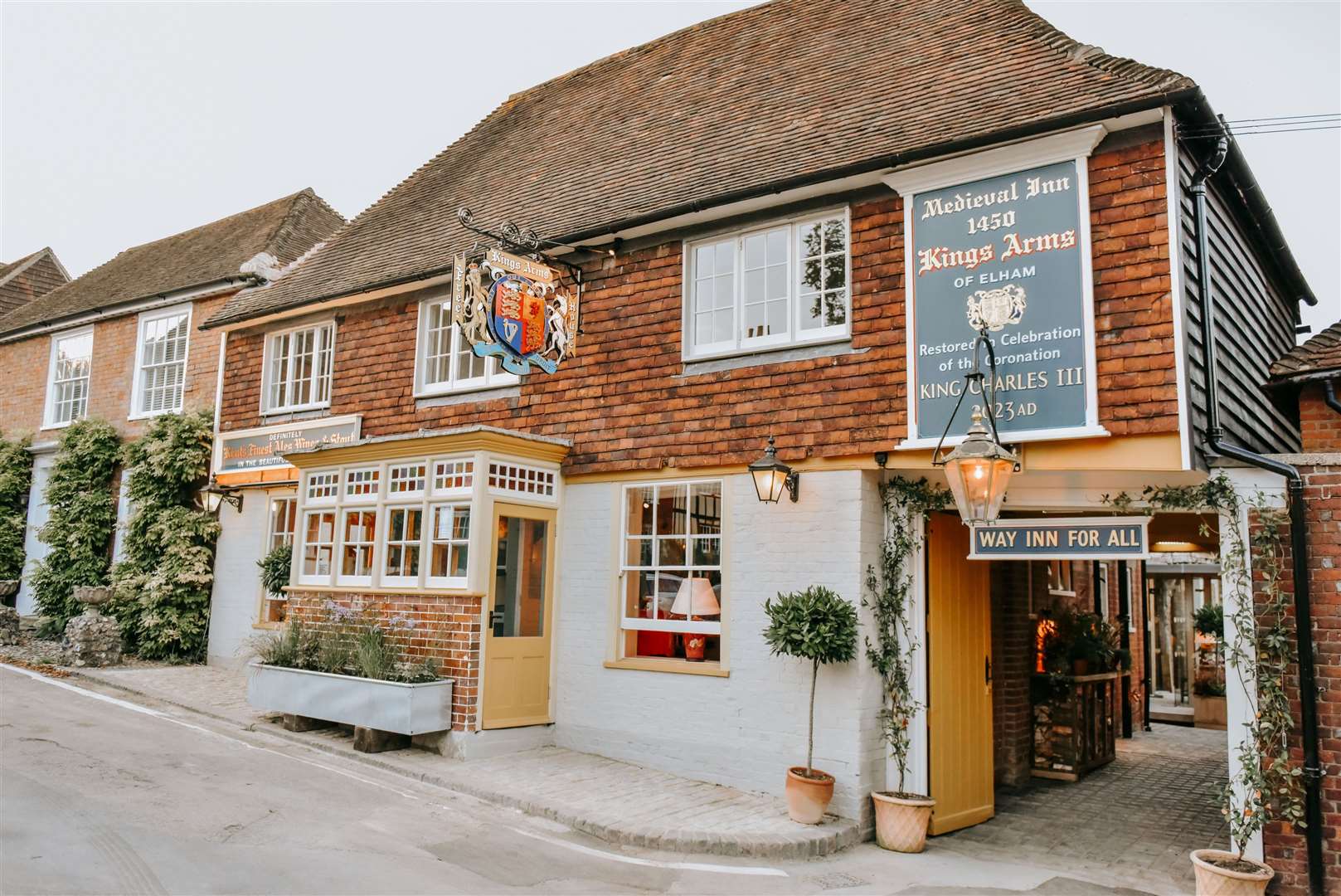 The Kings Arms in Elham has reopened. Picture: The Kings Arms