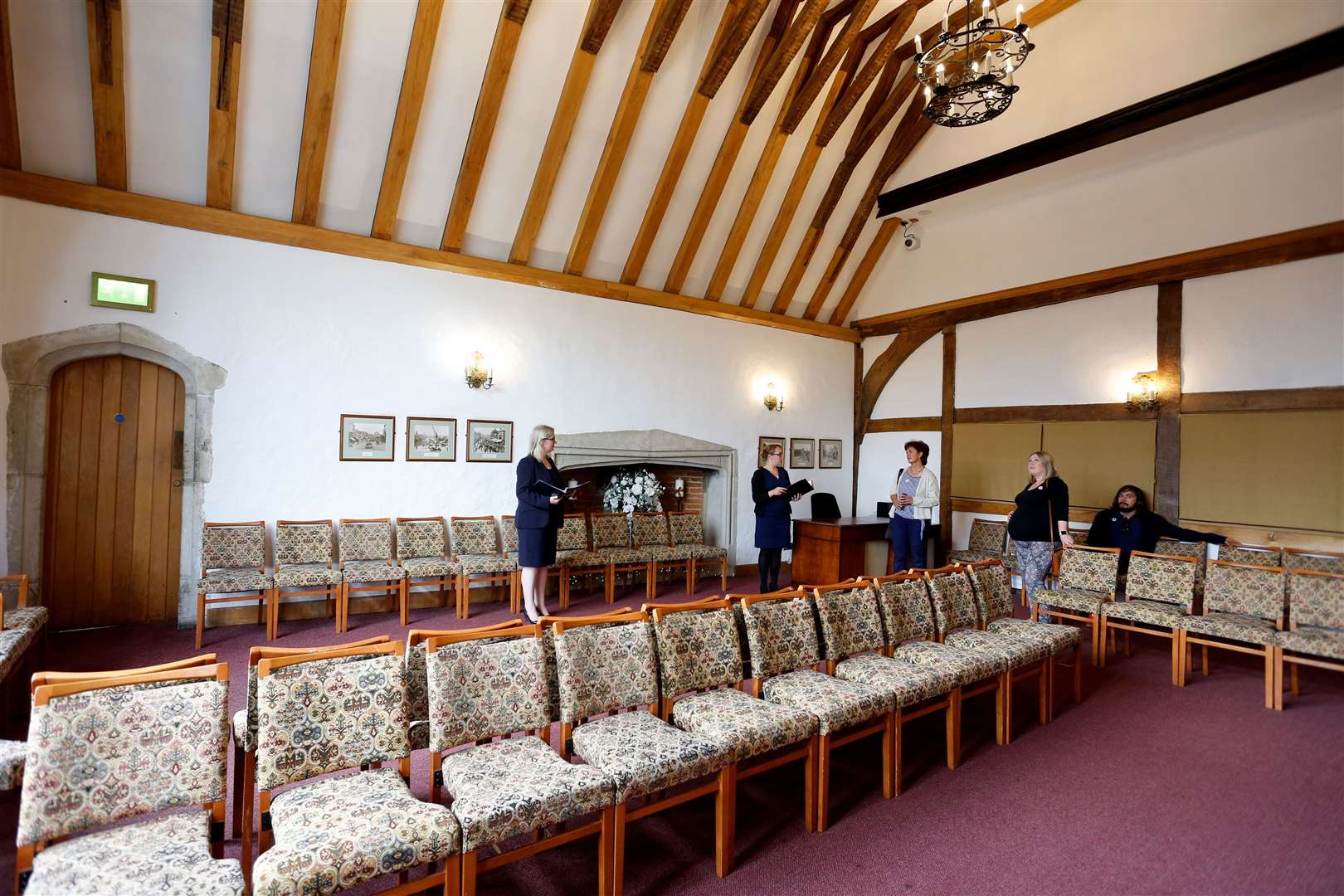 Inside the Solar Room at the Archbishop's Palace