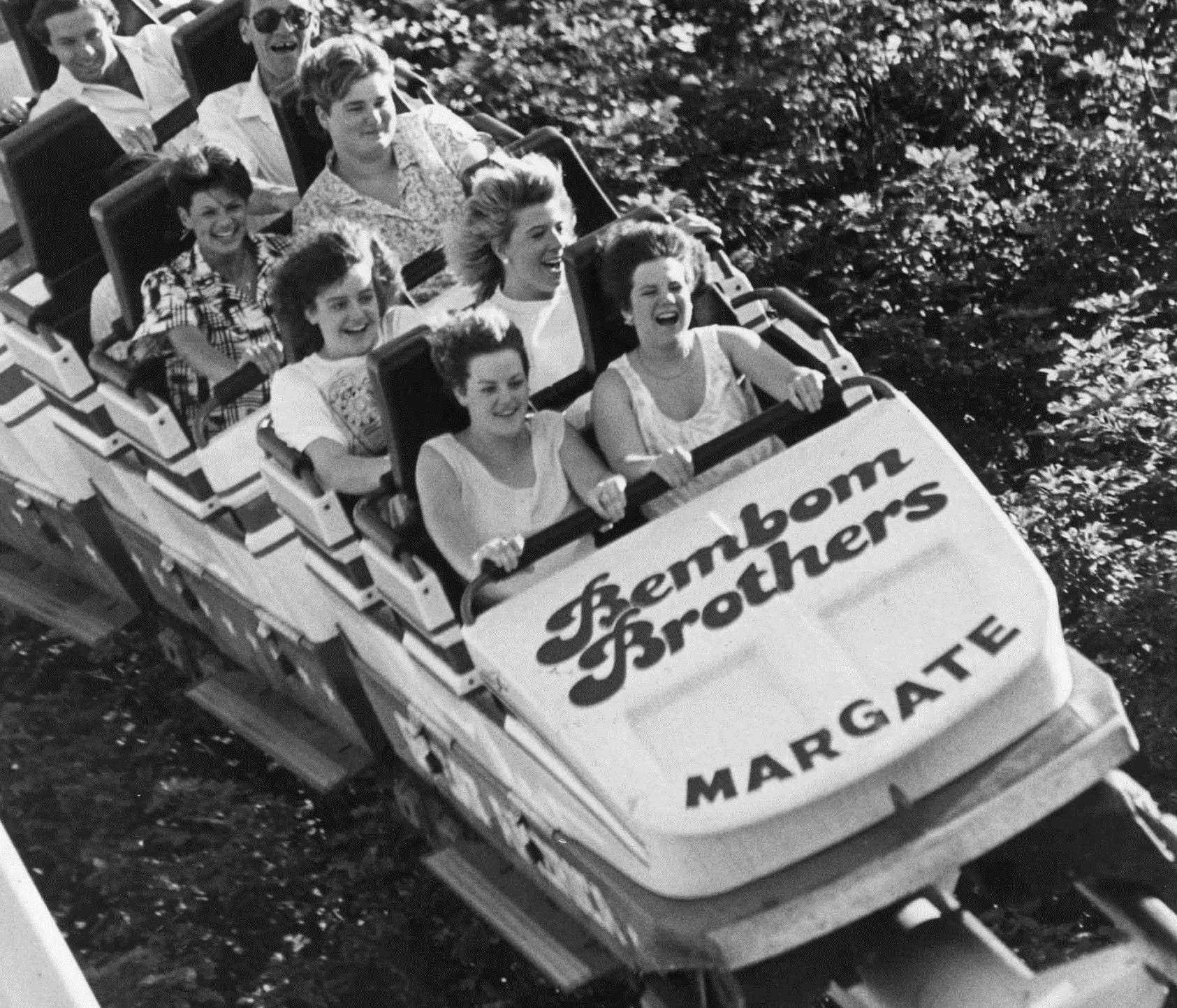 Riders on the Looping Star at Bembom Brothers - now better known by its original name, Dreamland