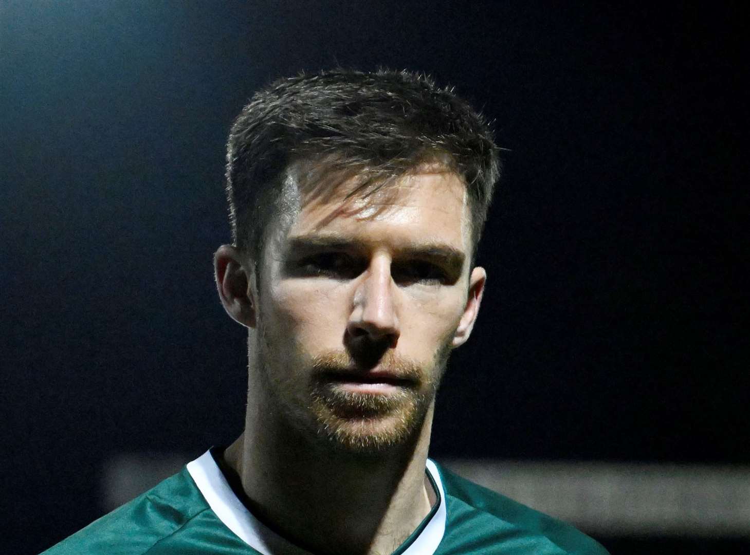 Dover captain and goalkeeper Mitch Walker - is remaining level-headed. Picture: Barry Goodwin