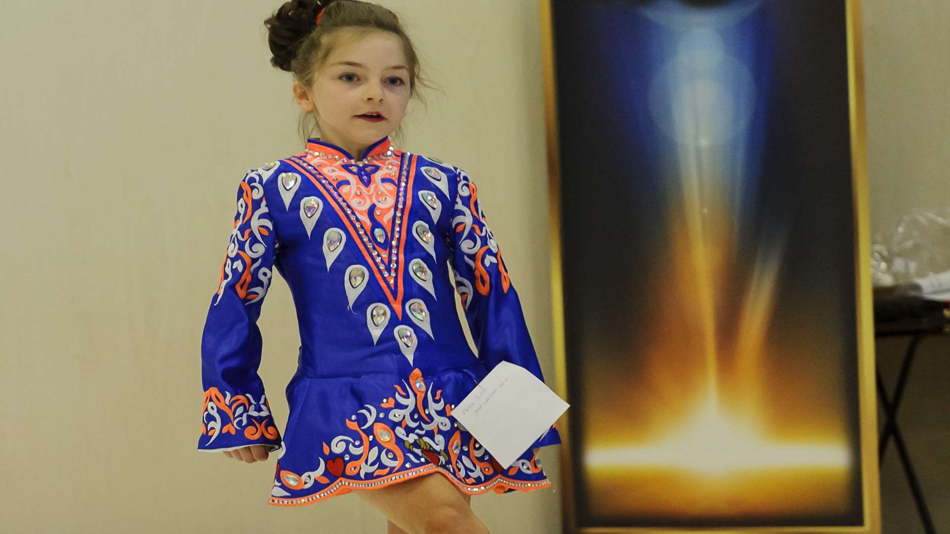 Anna Bunda from Claddagh School shows off her best moves. Picture: Andy Payton