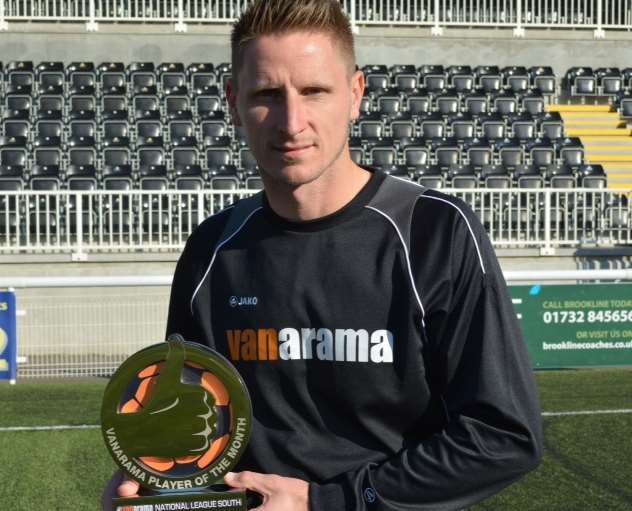 Maidstone United goalkeeper Lee Worgan kept four clean sheets in September