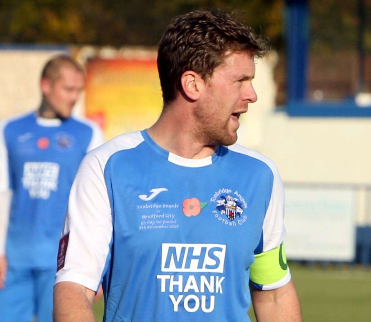 Tonbridge Angels captain Sonny Miles Picture: Dave Couldridge