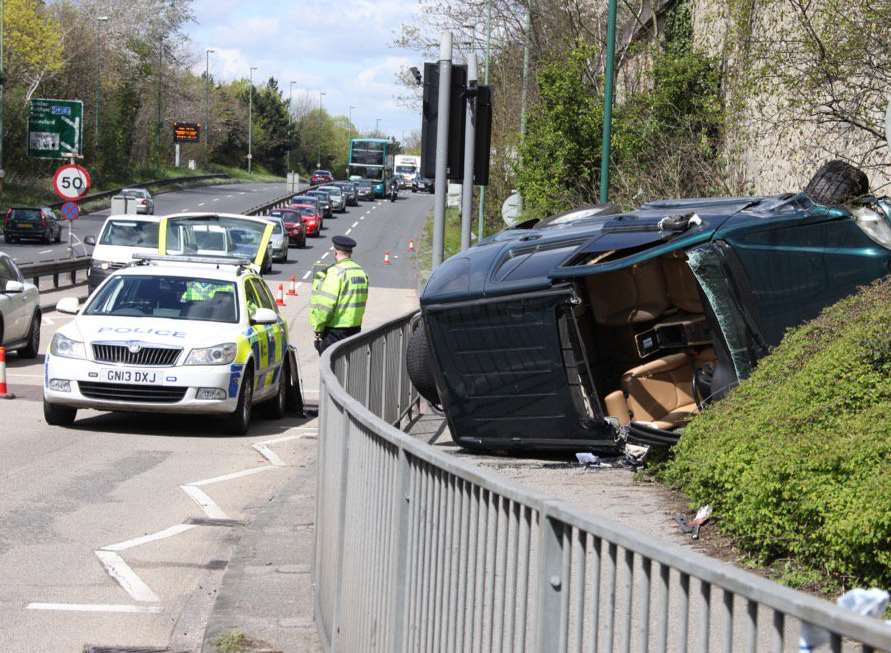 The scene of the crash. Picture: Mike Mahoney