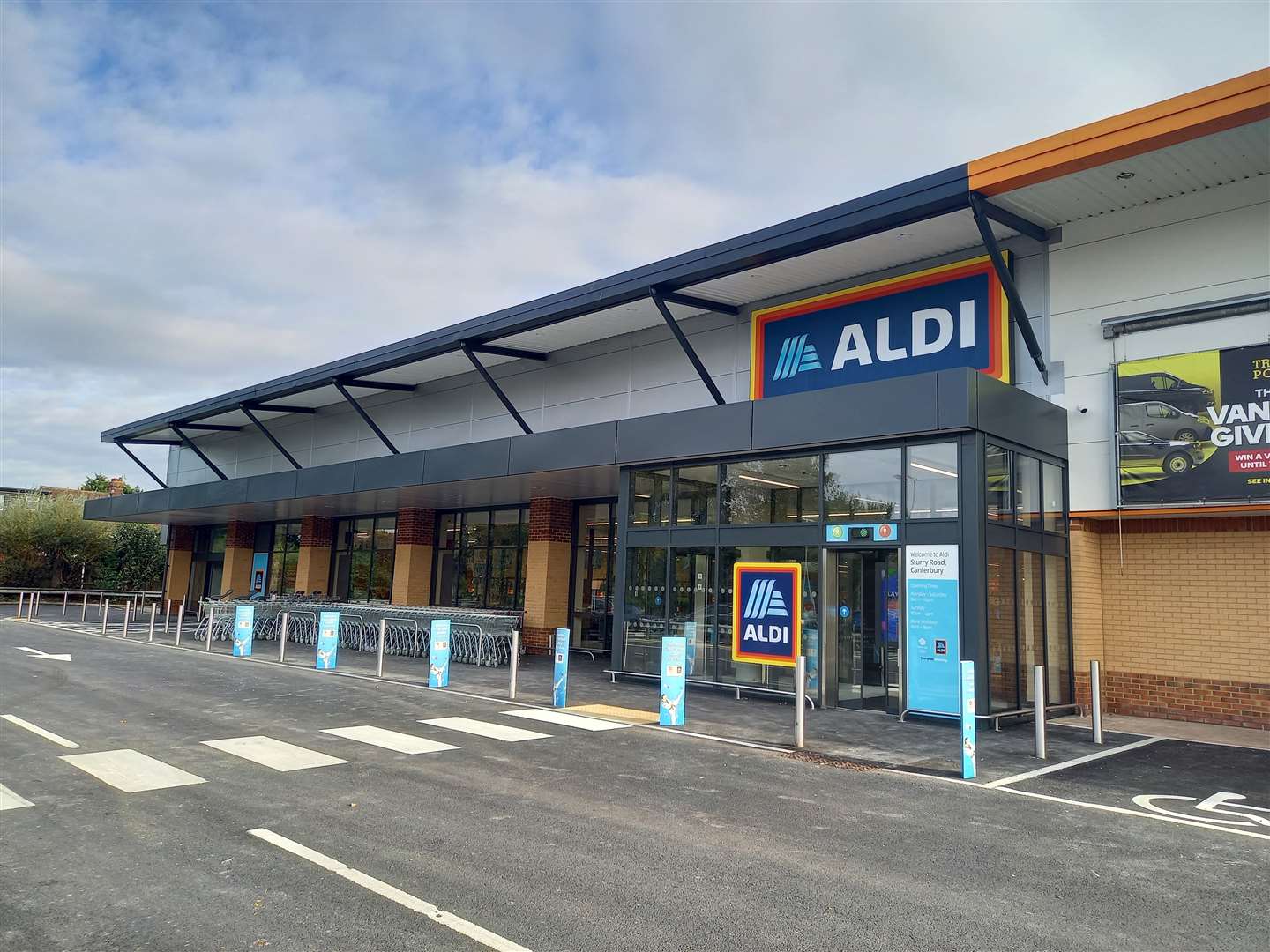 The new Aldi supermarket in Canterbury opens on Thursday