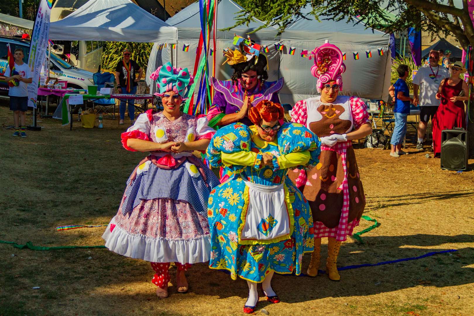 The Dancing Dames. Picture: Ben Archell