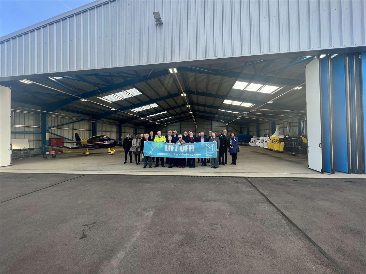 Rochester Airport's new hangar