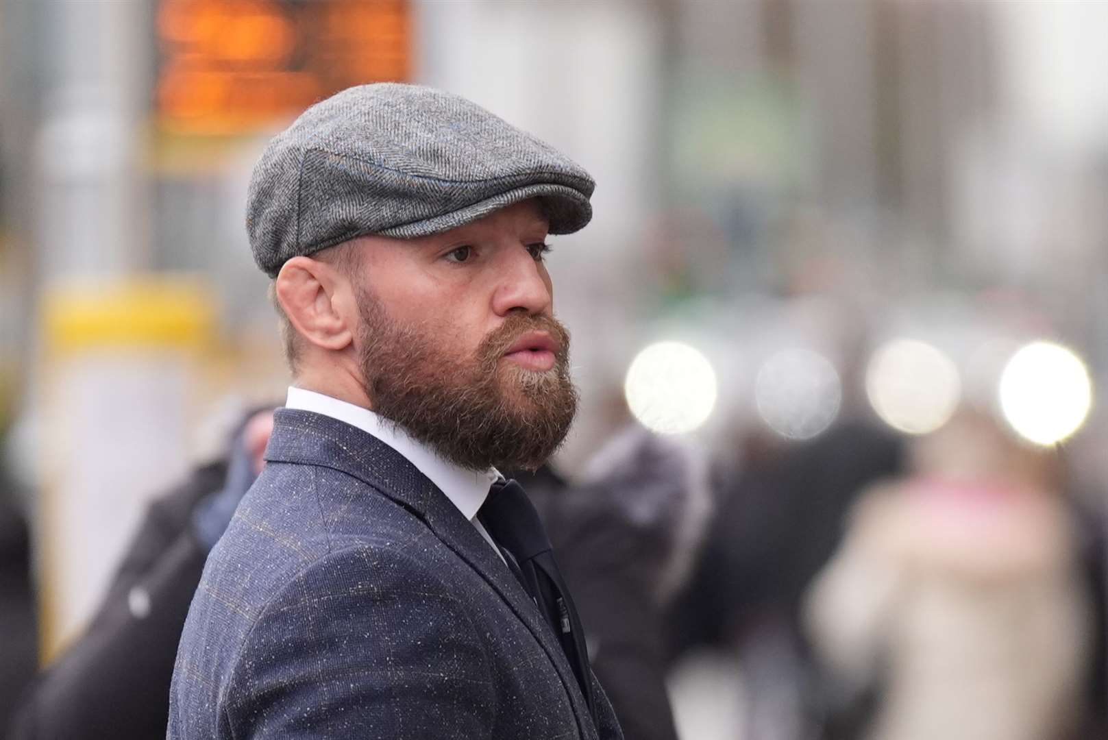 Conor McGregor outside the High Court in Dublin (Niall Carson/PA)