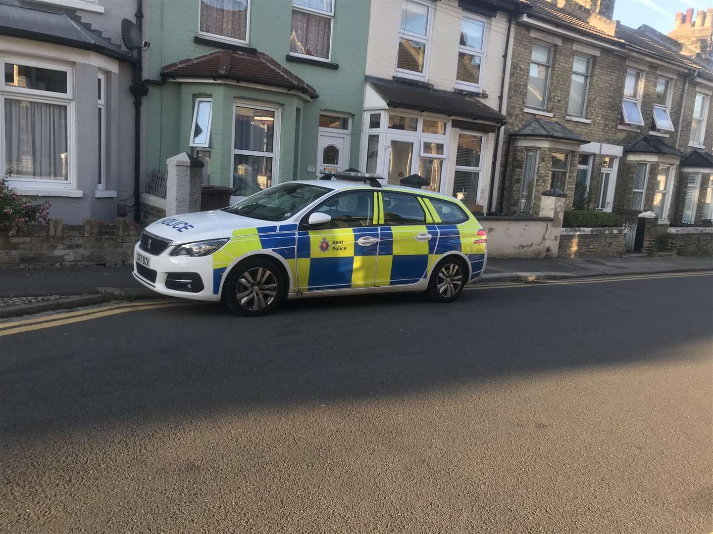 Police were at the scene in Rochester Avenue