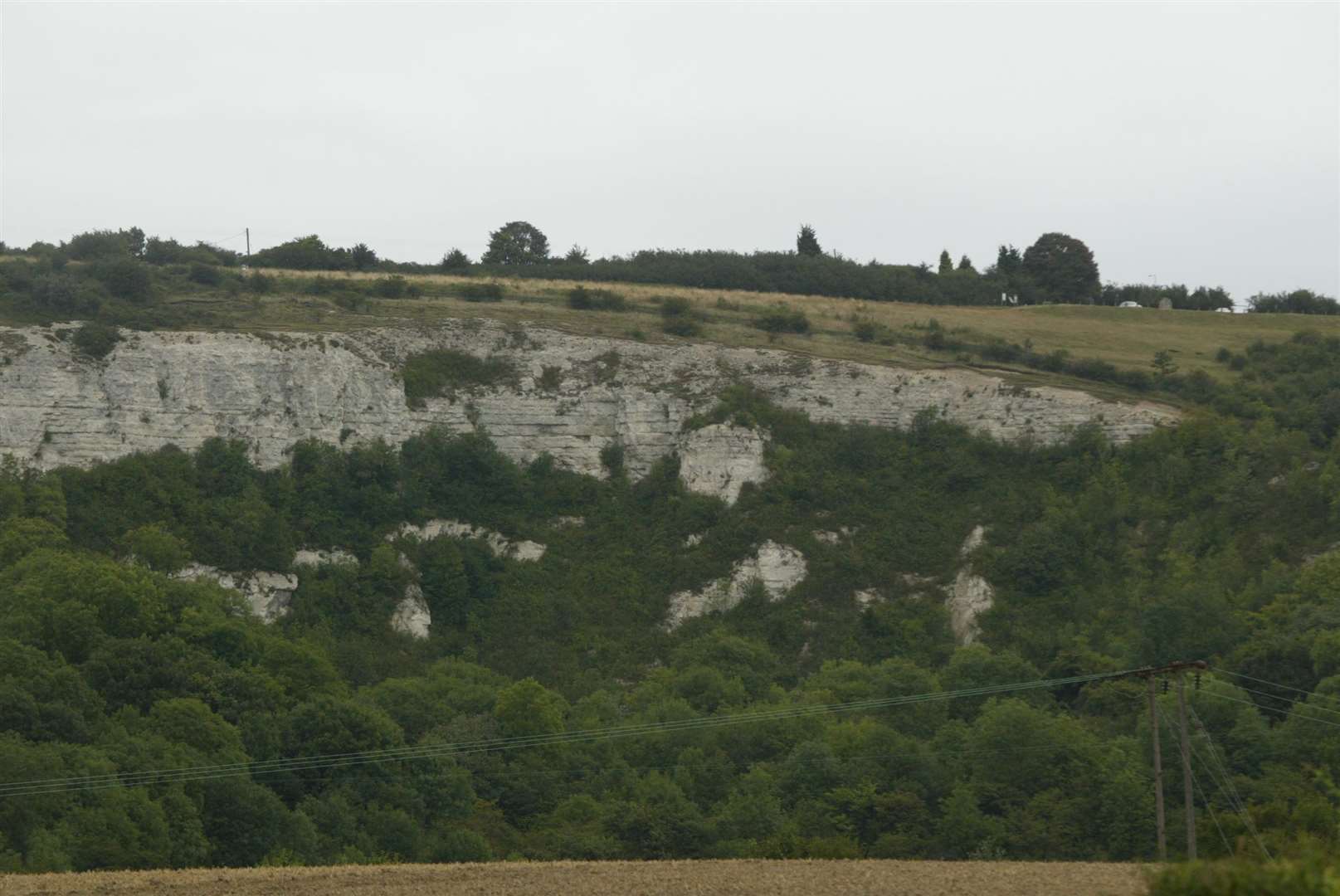 Emergency services had to rescue a man from the quarry in Common Road, Chatham