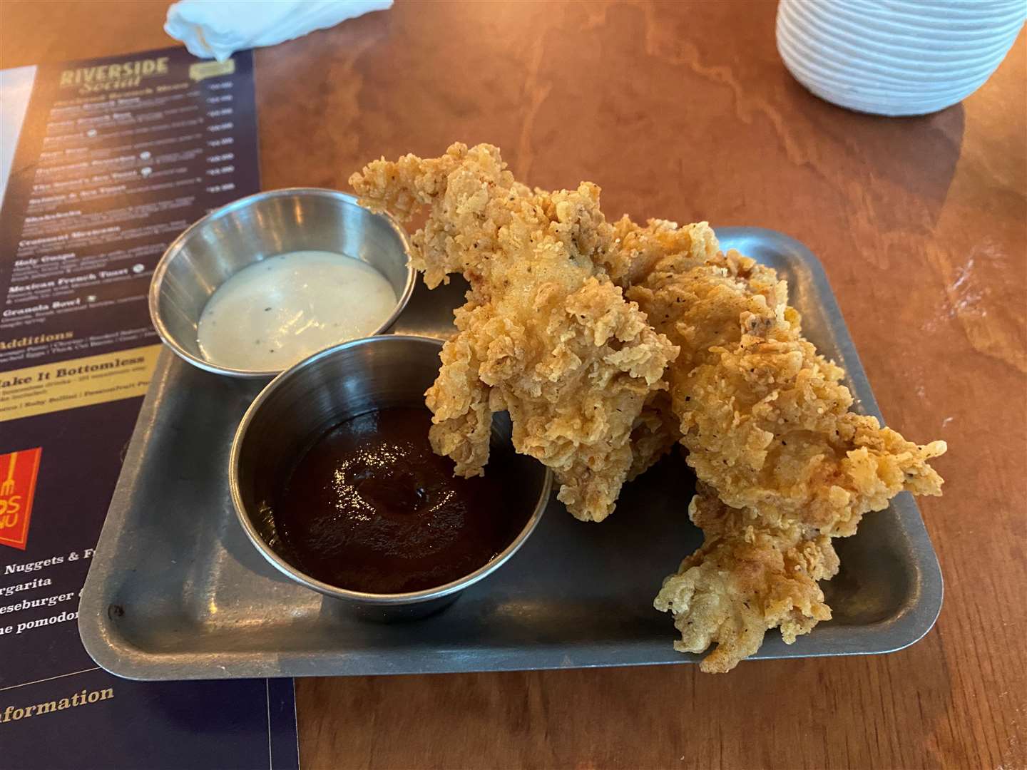 The chicken tenders