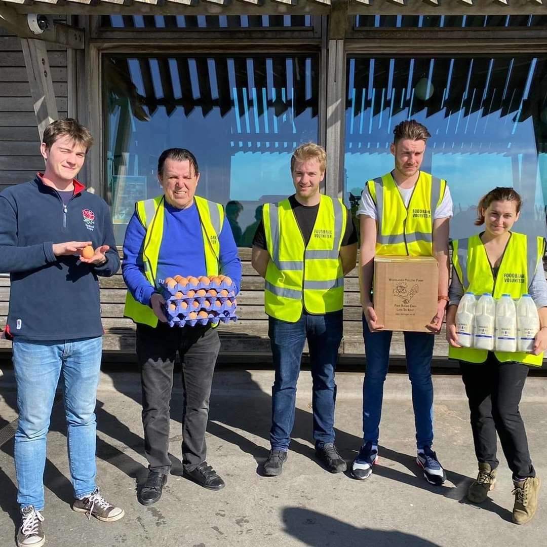 Deal Pier Kitchen donated its entire stock to Deal Area Foodbank ahead of lockdown