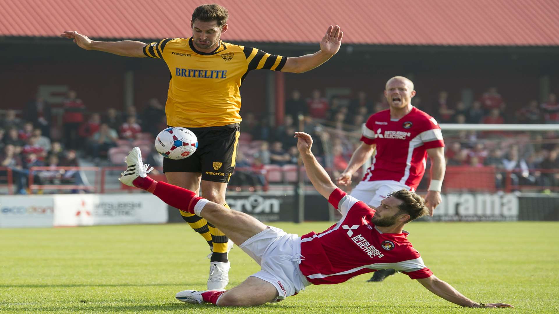 Maidstone striker Jay May Andy Payton