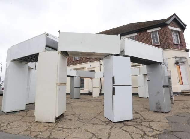 Fridgehenge cropped up in Maidstone this week