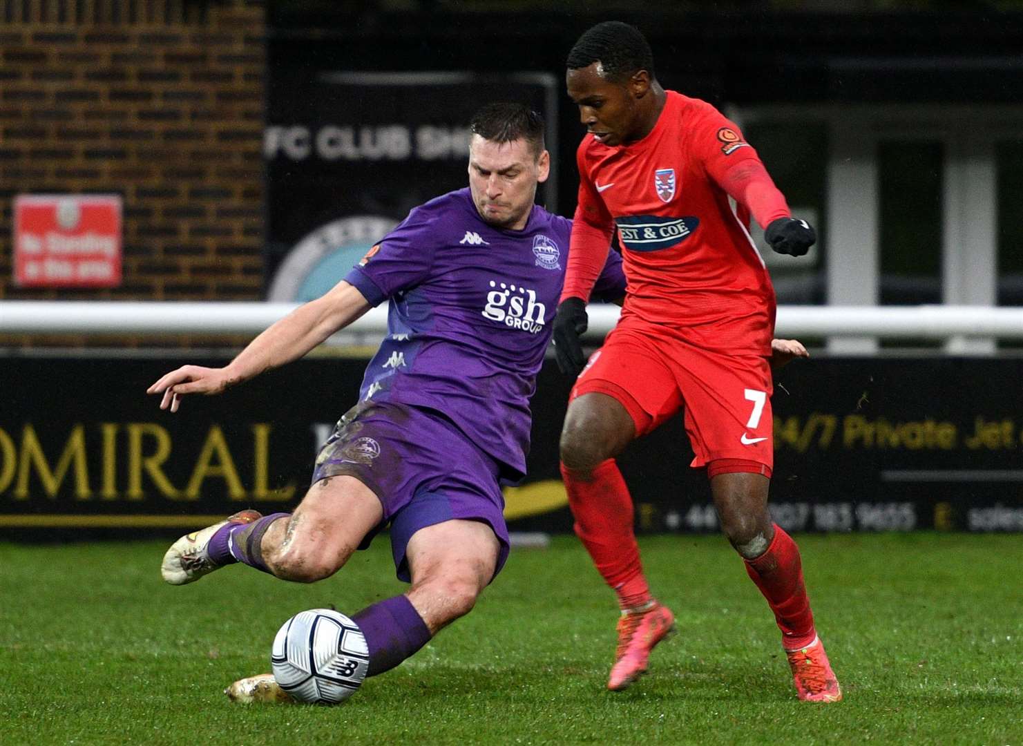 Defender Jake Goodman – has signed for Isthmian Premier Folkestone this summer after spending last season at Dover. Picture: Barry Goodwin