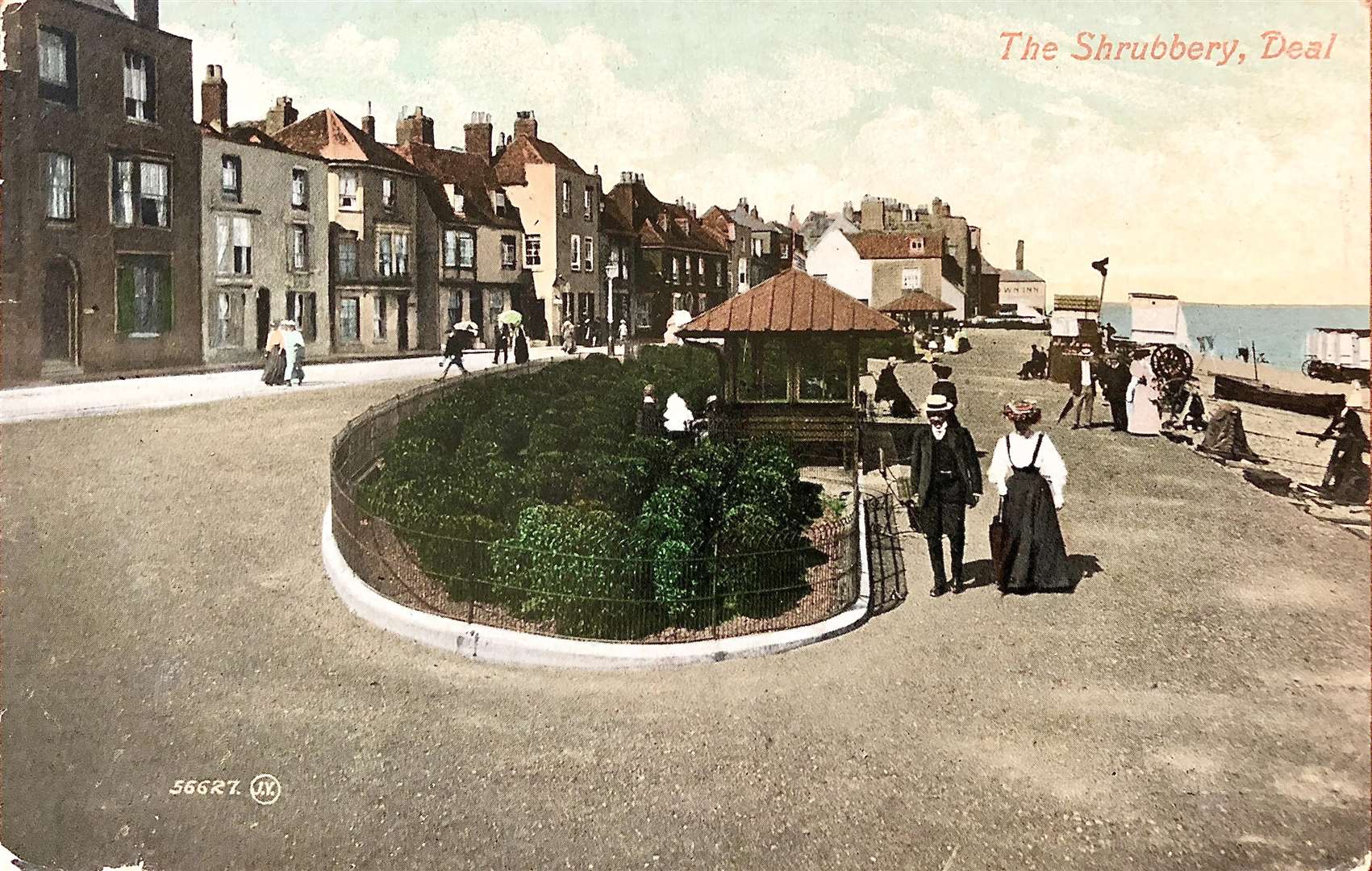 The Shrubbery along the north promenade