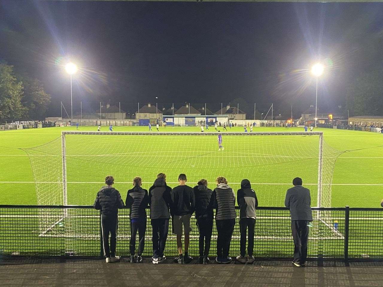 Fans at Herne Bay v Lewes