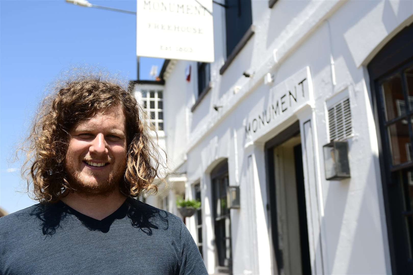 Sam Holden, who runs The Monument in Canterbury, said being forced to serve outdoors only would be "completely infeasible at this time of year". Picture: Barry Goodwin