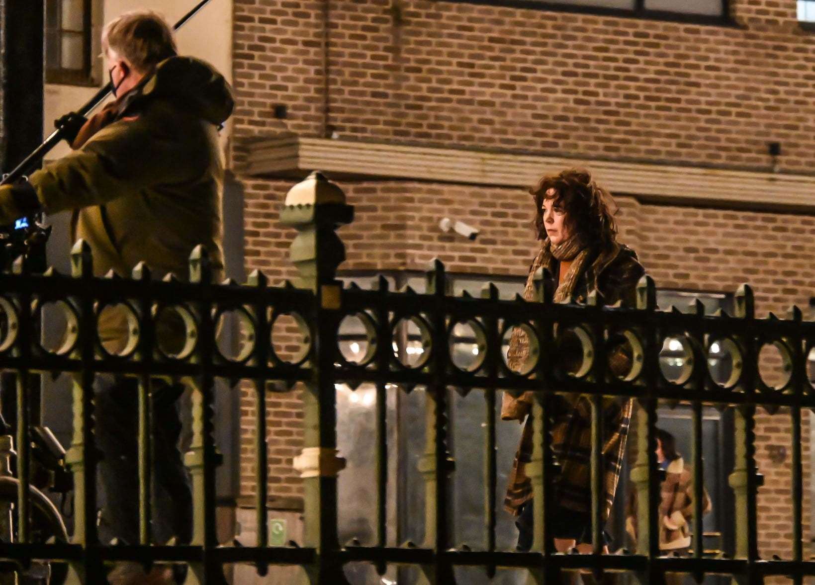 Olivia Colman filming for Sam Mendes' film Empire of Light in Marine Terrace, Margate. Picture: Steven Collis Allfields Photography