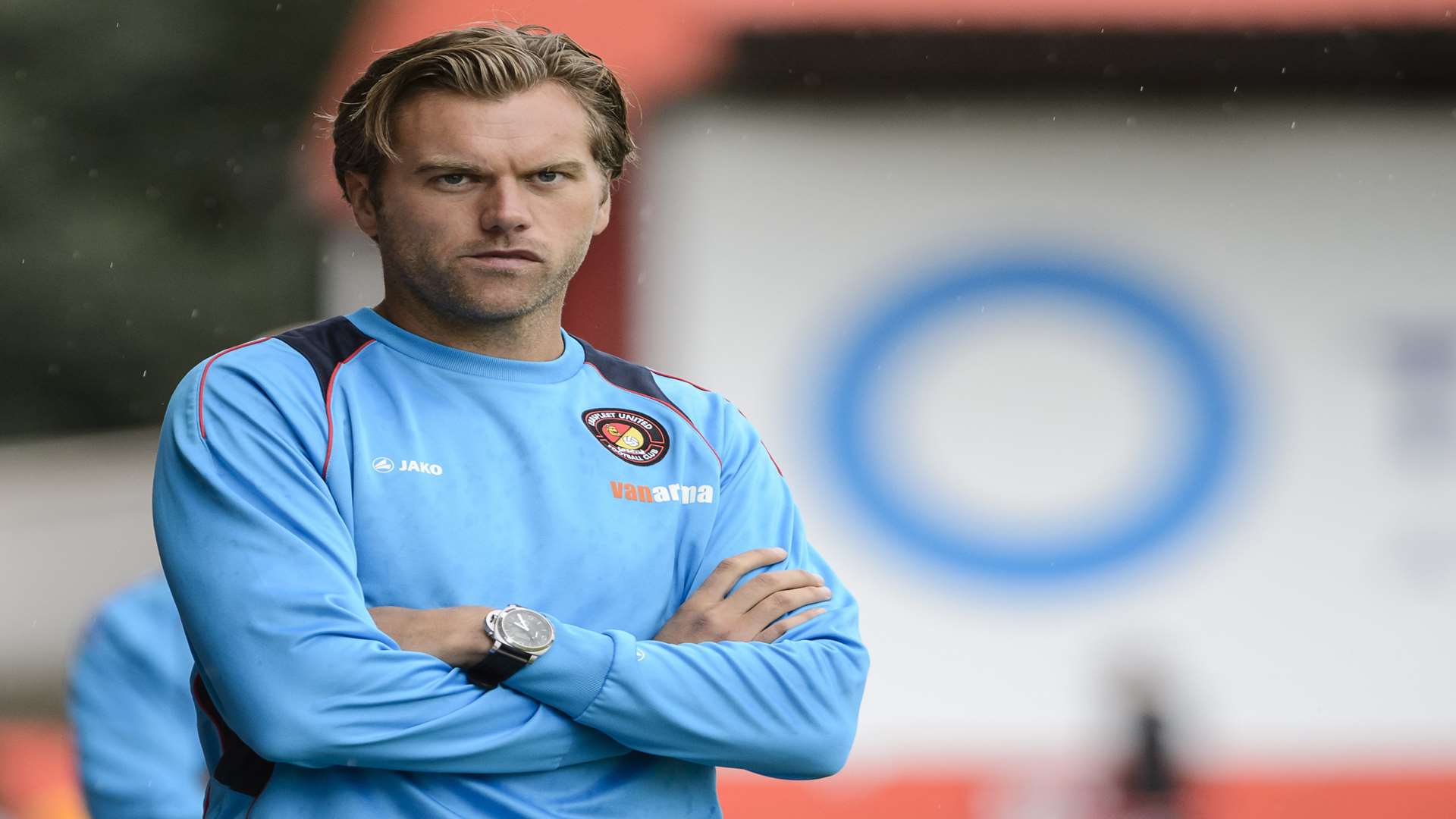 Ebbsfleet manager Daryl McMahon Picture: Andy Payton