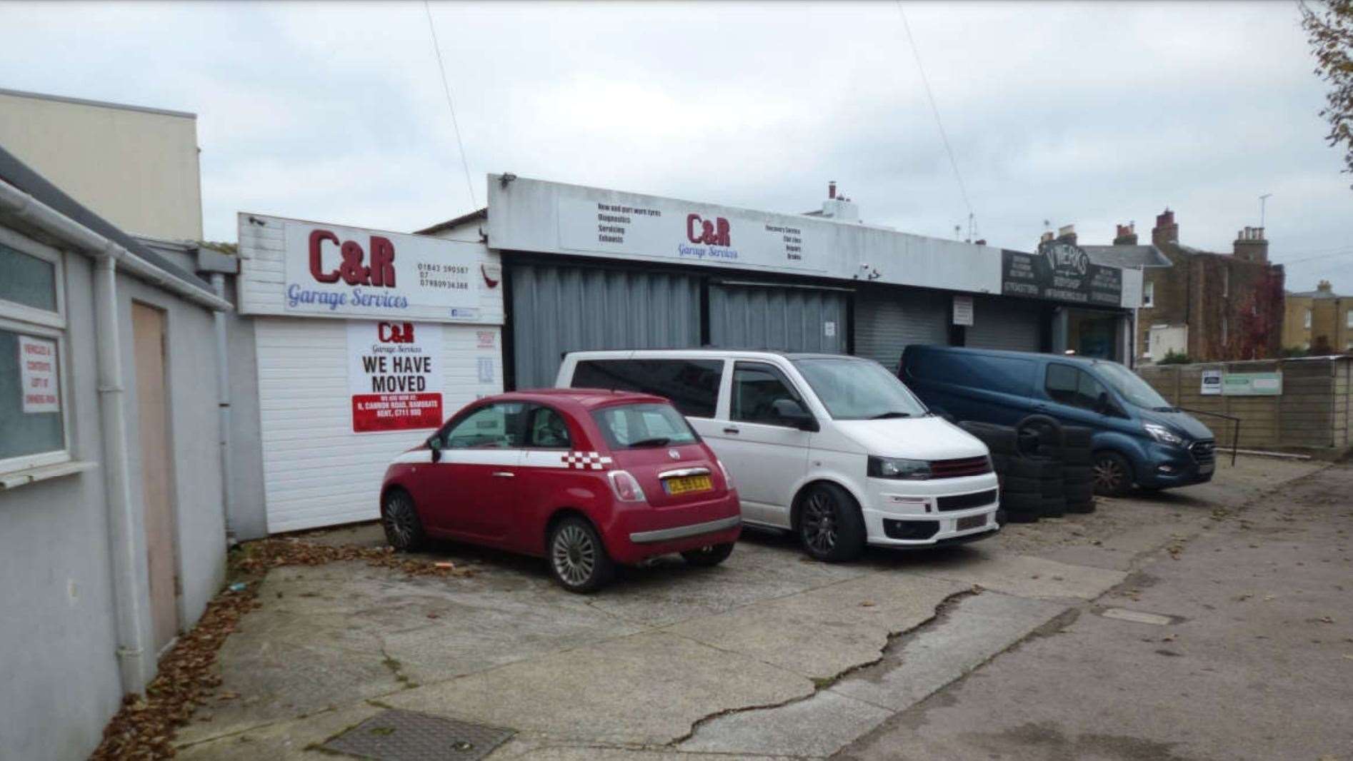 The houses in Addington Place, Ramsgate, will replace an old garage and workshop