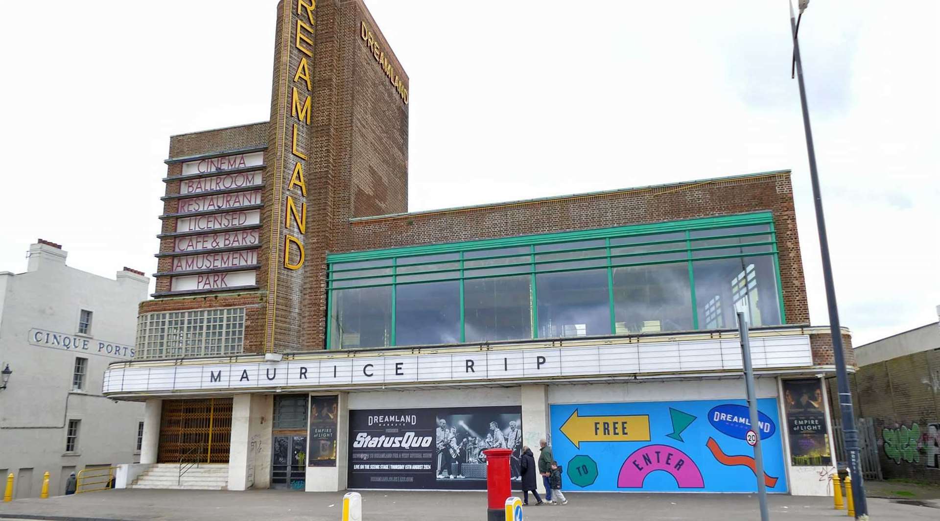 A tribute to 'Mr Margate' Maurice Morris at Dreamland. Picture: Frank Leppard Photography