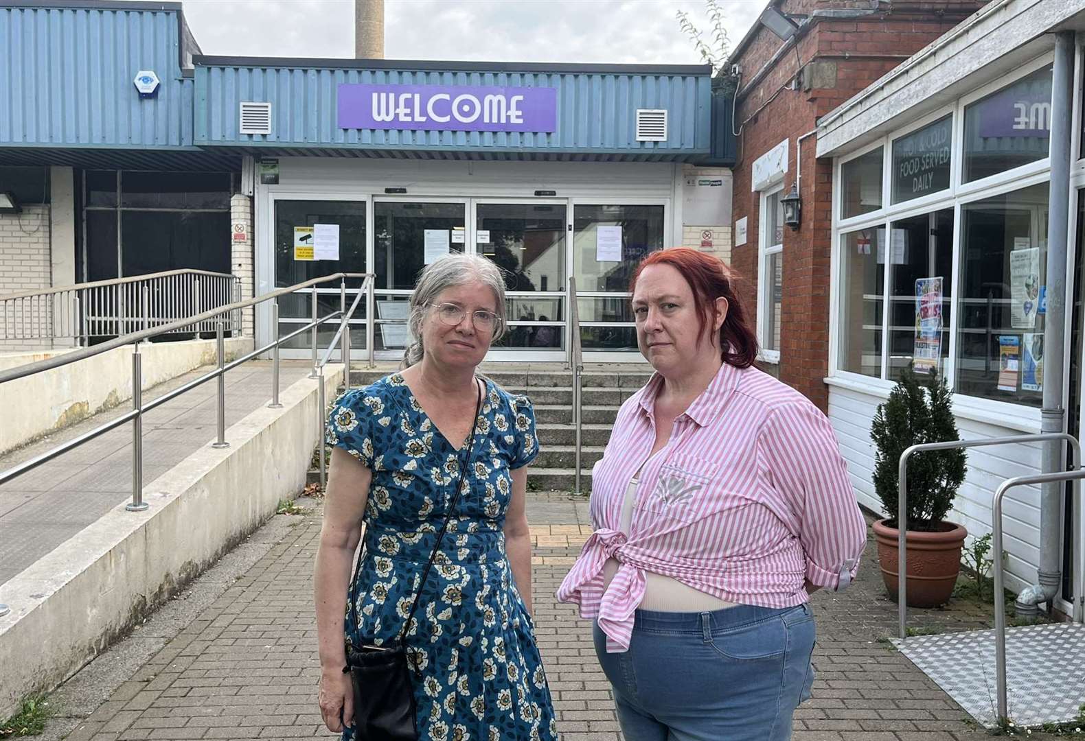 Cllr Belinda Walker, left, and Claire Roberts, right, say the closure is a "massive loss" for the community