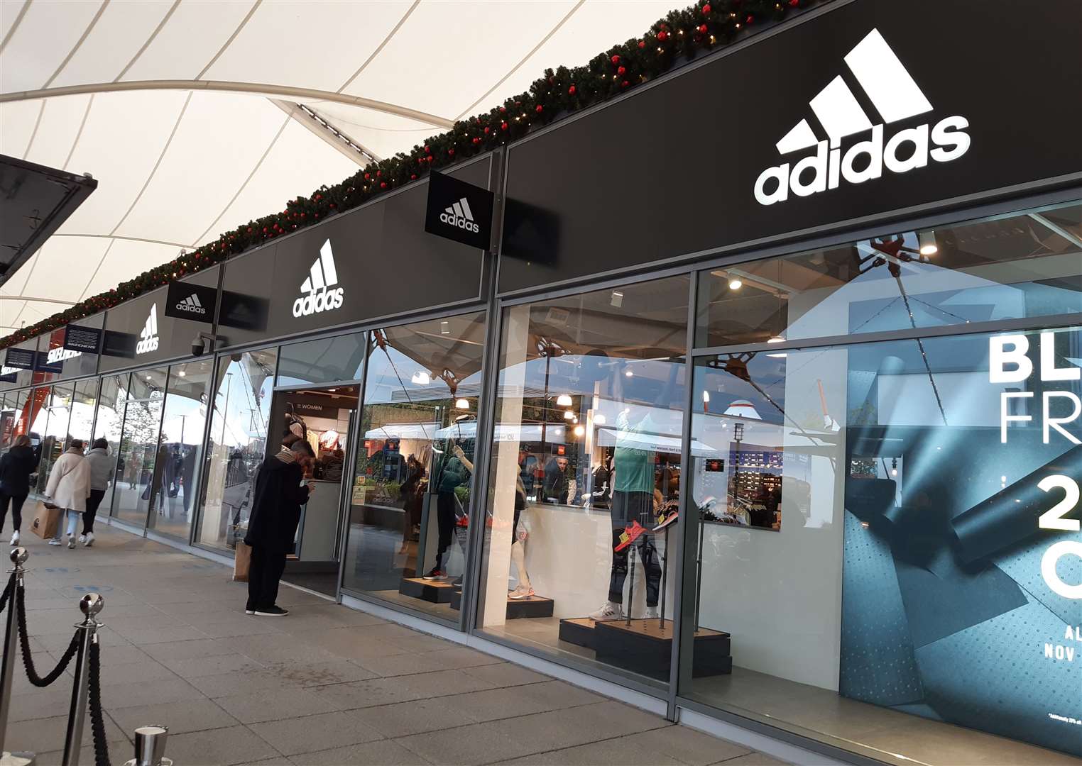 Adidas is to move closer to the Outlet's main entrance