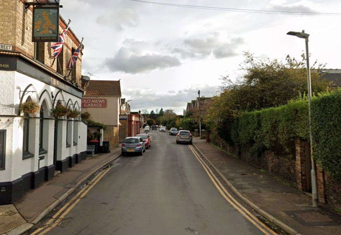 The crash happened on St Peter's Road, Broadstairs. Picture: Google