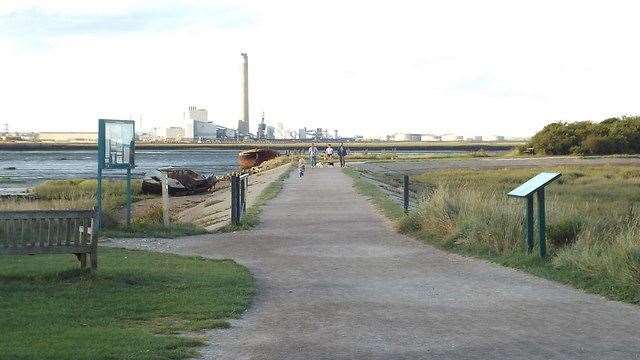 Follow the trails as they lead you along the riverside at this country park