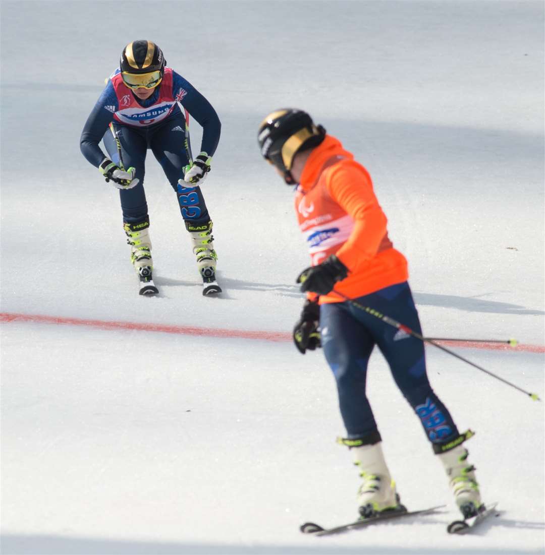 Millie Knight has a medal and two fourth-place finishes so far in Beijing