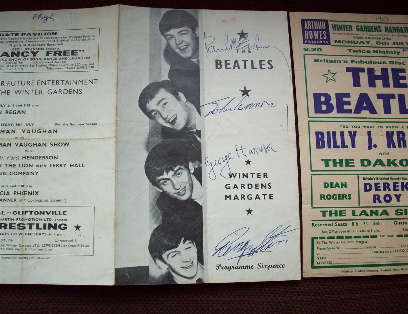 The Beatles memorabila. Picture Rob Bachelor