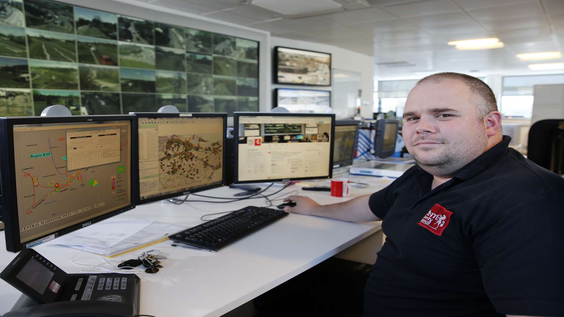 Network response technical officer Matt Watson. Picture: Matthew Walker