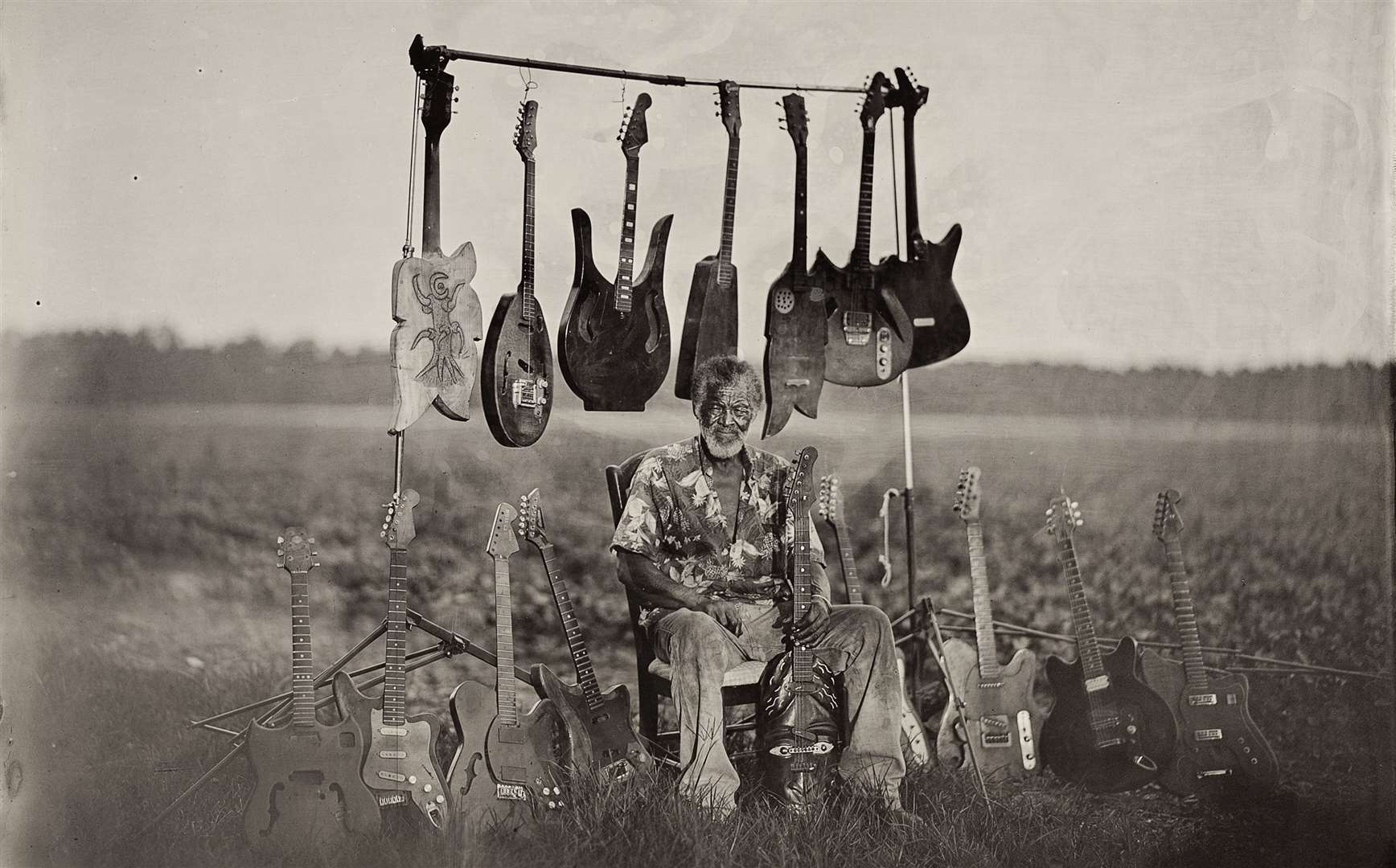 Freeman Vines & His Hanging Tree Guitars, #2, Fountain, NC. 2015 Picture: Timothy Duffy