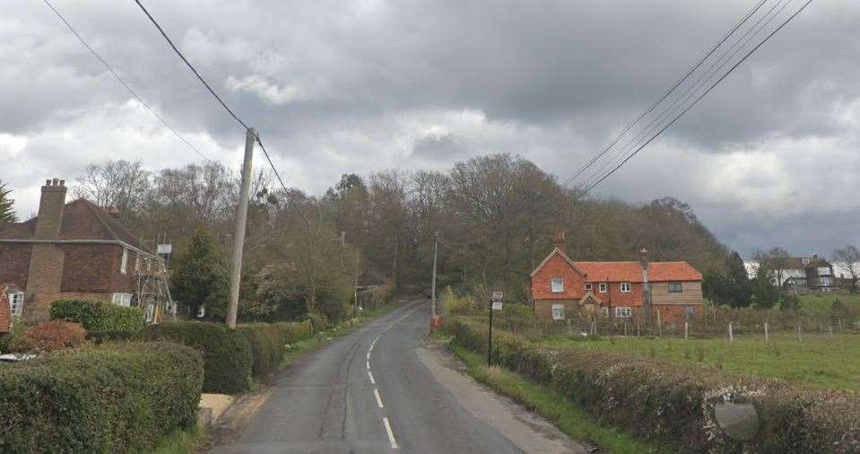 Morleys Road in Sevenoaks Weald