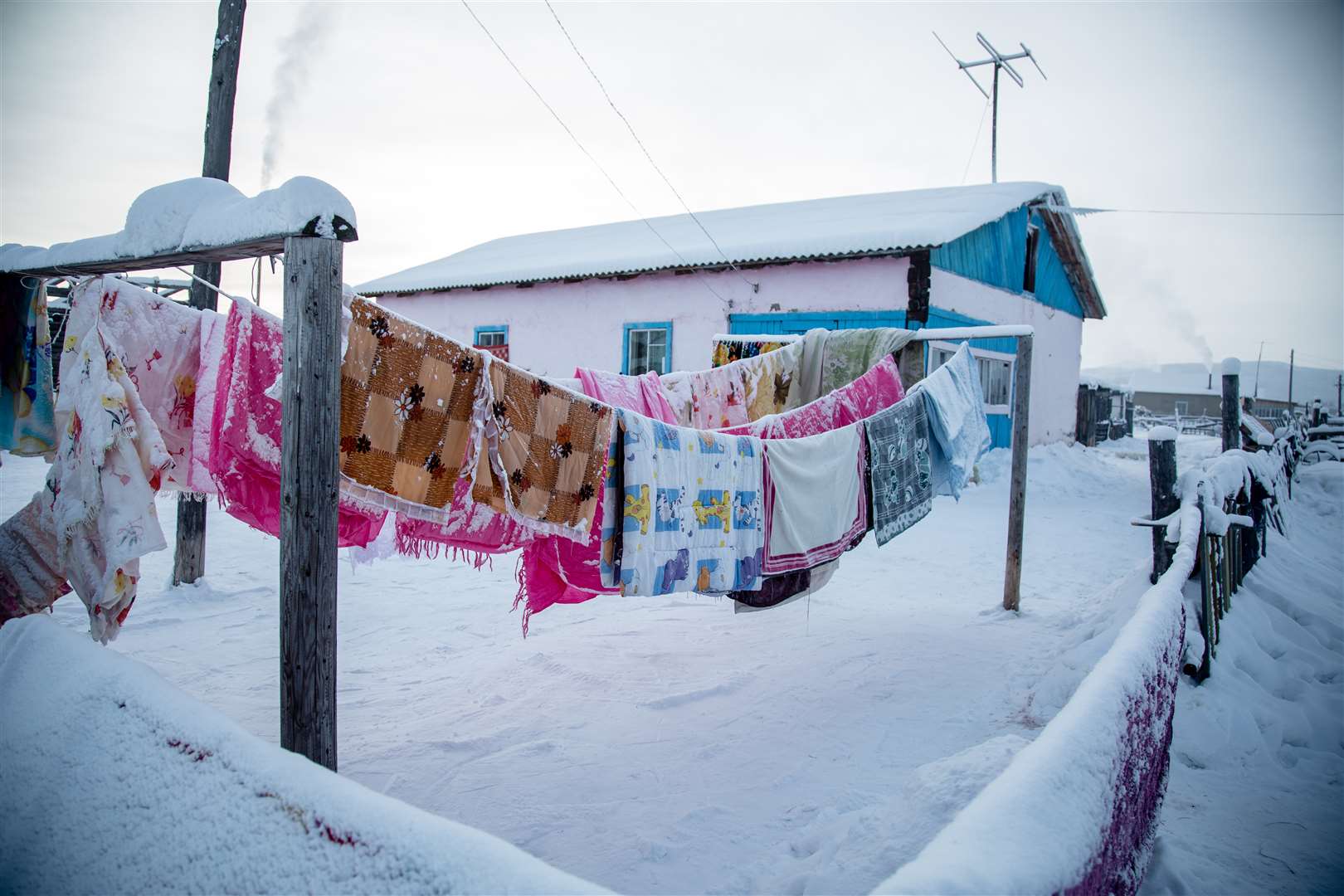 Everyday Life - one of the photographs in the Pole of Cold exhibition