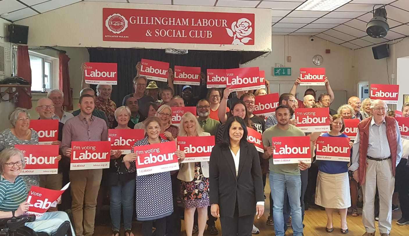 Naushabah Khan at her selection for the Gillingham and Rainham seat