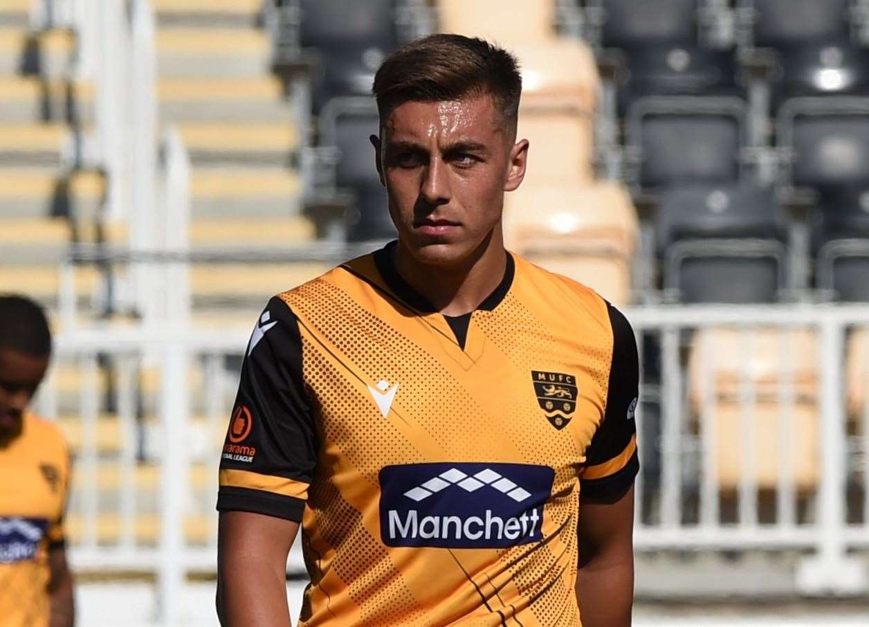 Maidstone United midfielder Perri Iandolo. Picture: Steve Terrell