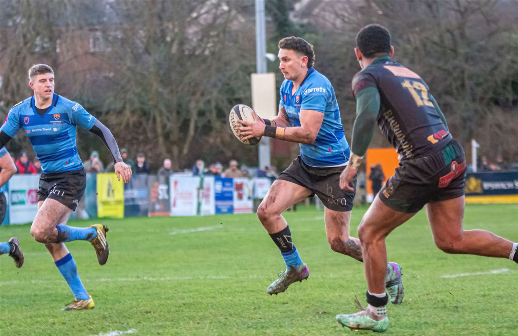 Canterbury's Garry Jones makes strides. Picture: Phillipa Hilton